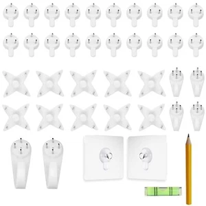 Picture Frame Accessories Picture Hangers Invisible Nail Non-Trace Wall Pictu... - Picture 1 of 6