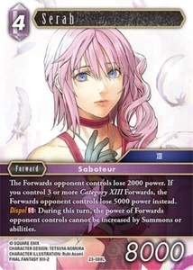 Final Fantasy TCG Opus 23 Hidden Trials Serah 23-088L NON-FOIL Legend FF13-2 NM - Picture 1 of 1