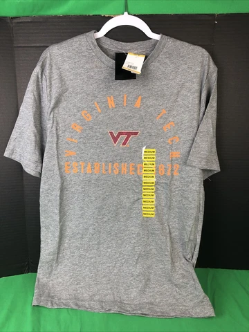 Captivating Virginia Tech Short Sleeve GREY MEDIUM Cover