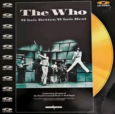 The Who - Who's Better, Who's Best - LD Laserdisc - CD-Video - Celebrating 25 Ye - Bild 1 von 3