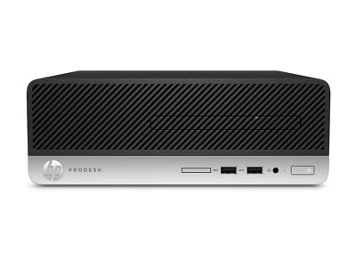 Refurbished HP ProDesk 400 G4 SFF i5-7400 3.2GHz 8GB 256GB SSD Windows 10 Pro - Image 1 of 4