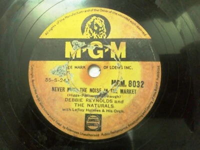 VIC CLAIBORNE DEEP VALLEY BOYS Debbie Reynolds  MGM RARE 78 RPM RECORD  VG+ - Image 1 of 2