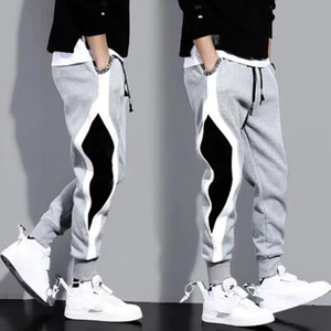 Men Sports Tracksuit Jogging Track Pants Casual Gym Running Joggers Trousers - Picture 1 of 15