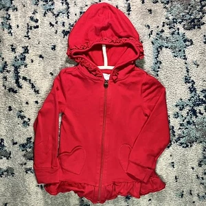Tommy Bahama kids Valentine Heart full zip sweater Size XS - Picture 1 of 3