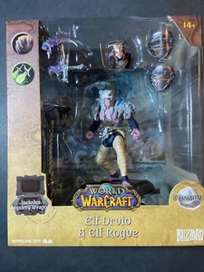 McFarlane Toys WORLD OF WARCRAFT Elf Druid & Elf Rogue 1:12 Scale Figure NEW - Picture 1 of 15