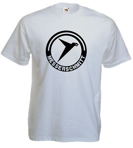 T-shirt MESSERSCHMITT, aviation, pilote, aéronautique, S, M, L, XL  NEUF, NEW