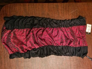 Metropark Größe 8 trägerlos formpassfähiges Kleid - rot/schwarz - trägerlos - neu mit Etikett - Bild 1 von 6