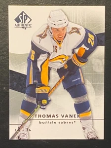 Thomas Vanek 2008-09 Upper Deck SP Authentic #8 Buffalo Sabres - Picture 1 of 2