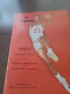 Nice Vintage Nov 15 1956 Harlem Globetrotters Vs Genrals Hershey Arena Program - Picture 1 of 3