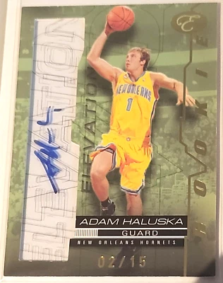 ADAM HALUSKA 2008 TOPPS ELEVATION **GOLD** ROOKIE RC AUTO  /15 !!  SSP🔥🔥 IOWA - Image 1 of 2