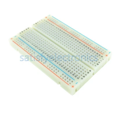 2pcs Mini Solderless Breadboard Bread Board 400 Contacts Available Test Develop - Image 1 of 3