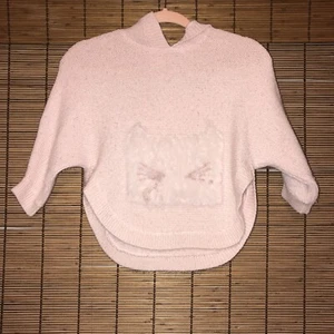 Cat and jack girls size 4/5T pink cat sparkle sweater long sleeve - Picture 1 of 6