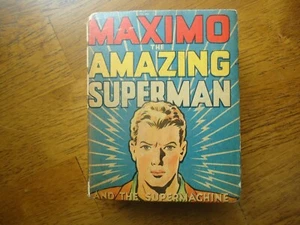 1940 Big Little Book Maximo The Amazing Superman, EC Condition. #1436 - Picture 1 of 7