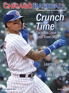 Chicago Cubs July-August 2021 Program/Scorecard Javier Baez Wrigley Field - Picture 1 of 1