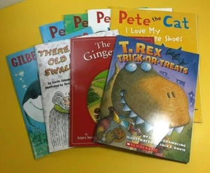4 Pete The Cat Books PLUS 4 Other Children's Books Scholastic - Picture 1 of 7