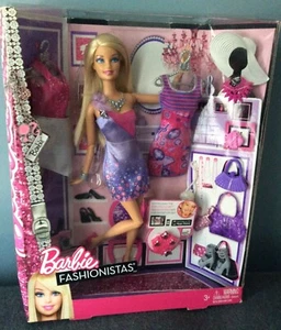 ✨🌺 ✨ Barbie Fashionistas Doll Ultimate Wardrobe Barbie Doll With Accessories' - Picture 1 of 24