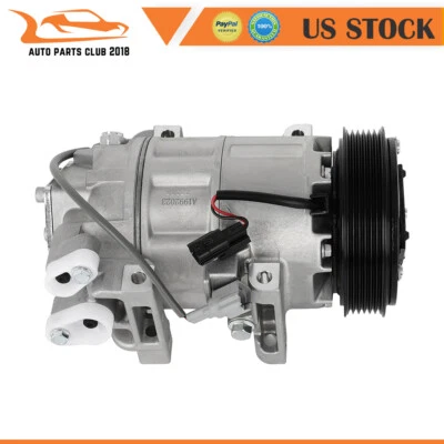 Compresor de aire acondicionado con embrague para Nissan X-Trail 2,5 L 2008-2012 CO 11375C Foto 1 de 4