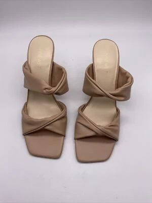 Sandalias de vestir Nine West Sashah Slide para mujer talla 11M tostadas nuevas en caja Foto 1 de 4