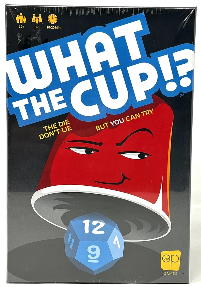 What The Cup!? The Die Don’t Lie But You Can Try 3-6 Players Ages 12+ - Image 1 of 4