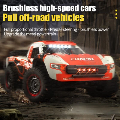 1:14 4WD Brushless 70KM/H High Speed RC Car Remote Control Car RC Drift Truckoyr - Image 1 of 4