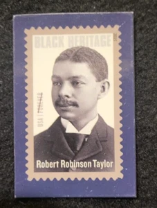 BLACK HERITAGE ROBERT ROBINSON TAYLOR USPS STAMP MAGNET - Picture 1 of 1