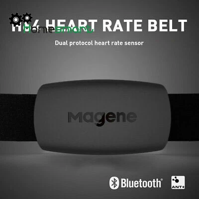 Cinturón de pecho Magene H64/S3 IP67 Bluetooth 4.2 y ANT + sensor de frecuencia cardíaca AHS - Imagen 1 de 4