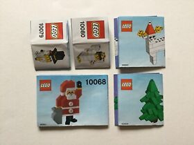 Lego Snowman 10079 Angel 10080 Santa Claus 10068 Tree 10069 Reindeer 10070 Pages