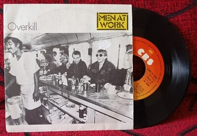 MEN AT WORK ** Overkill ** 1983 SPAIN 7" SINGLE - Image 1 of 4