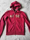 Abercrombie & Fitch full zip hoodie in red size L