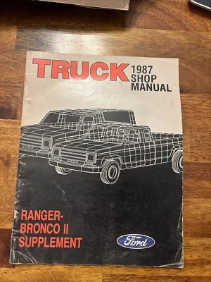 1987 年福特卡车店手动补充游侠,Bronco II — 第 1/2 张图片