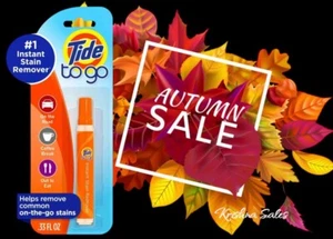 Tide To Go Instant Laundry Stain Remover Pen and Spot Cleaner, Travel and Pocket - Picture 1 of 10