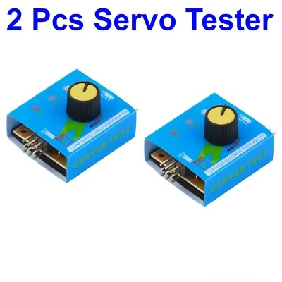 2 Pcs Digital ESC Servo Tester CCPM Consistency Controller Motor For RC Airplane - Image 1 of 4