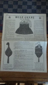 Antiguo folleto BEAD CRAFT, Johns Company, abalorios, abalorios - Imagen 1 de 5