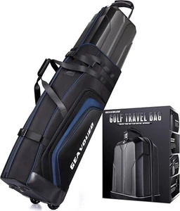 Golf Travel Bag w/ Hard Top & Wheels – Airline Approved Club Protector - NIB - Picture 1 of 8