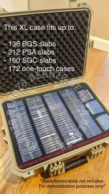 XL Tan IP65 Waterproof Storage Travel Case for Graded Card Slabs Extra Large NEW - Image 1 of 4