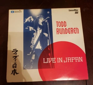 Music Laserdisc TODD RUNDGREN: LIVE IN JAPAN VERY RARE Funky Formats M5 - Picture 1 of 16