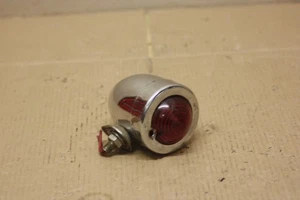 LIGHT MARKER TURN TAIL BULLET RUNNING CHROME RED LENS HARLEY - Picture 1 of 6