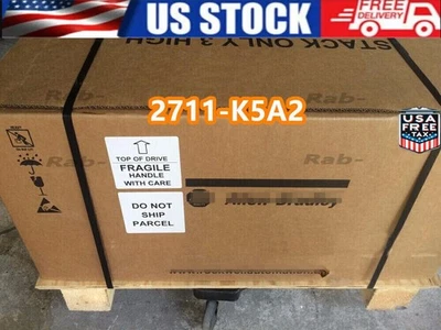 AB 2711-K5A2 Series F PanelView 550 Mono Keypad/DH-485 AC FRN 4.41 2711K5A2 New - Image 1 of 4