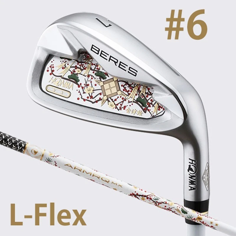 HONMA BERES Aizu Women #6 Iron 2Star RH ARMRQ MX L-Flex Ladies Golf Japan NEW - Image 1 of 4