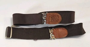 VINTAGE BSA BOY SCOUT LOGO UNIFORM GARTER c.1960's SOCK GARTER SET / EUC - Picture 1 of 11
