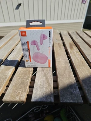 JBL Vibe Flex 2 Wireless Earbuds Pink Brand New Steel And Box Never Open Never - Image 1 of 4