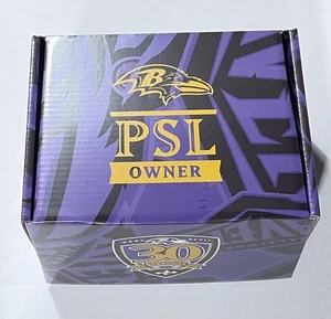 Baltimore Ravens 30 Seasons PSL Owner Gift Box Mini Helm Jahrbuch 2025 alles neu - Bild 1 von 8