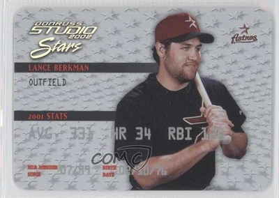 2002 Donruss Studio Stars Lance Berkman #SS-32 - Image 1 of 2
