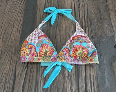 ATHLETA Medium M Boho Halter Bikini Top - Image 1 of 4