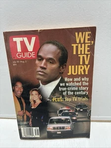 TV Guide Mag O.J. Simpson Nicole Simpson July 30 August 5, 1994. No Label - Picture 1 of 2