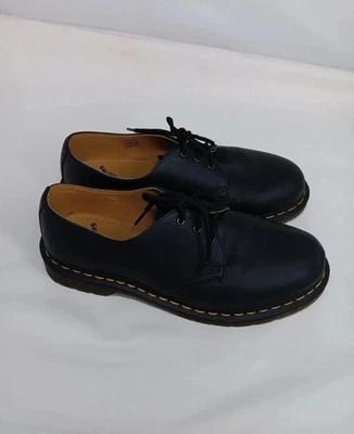 Dr Doc Martens Air Wair Lace Up Oxfords Black Shoes Mens 10 LA004 - Image 1 of 3