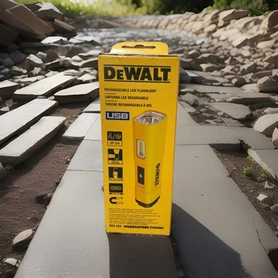 Dewalt Usb-C Rechargeable Led Flashlight DEWALT DCL183 NEW IN BOX USB CHARGING - Image 1 of 2