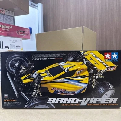 Tamiya Sand Viper DT-02 1/10 Electric RC Buggy Kit Off-Road Chassis Unassembled - Image 1 of 2