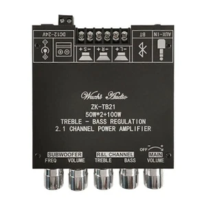 2.1 Channel Amplifier Bluetooth Digital Power Amp Module 50W*2+100W Unassembled - Bild 1 von 6