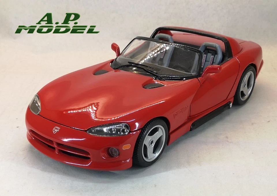 modellino auto 1:18 Dodge viper rt 10 del 1992 macchinine da collezione burago - Immagine 1 di 4